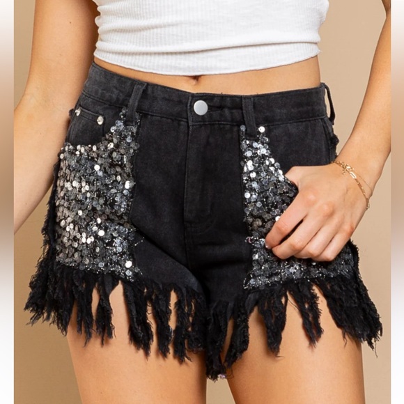 POL ONYX DISCO SHORTS